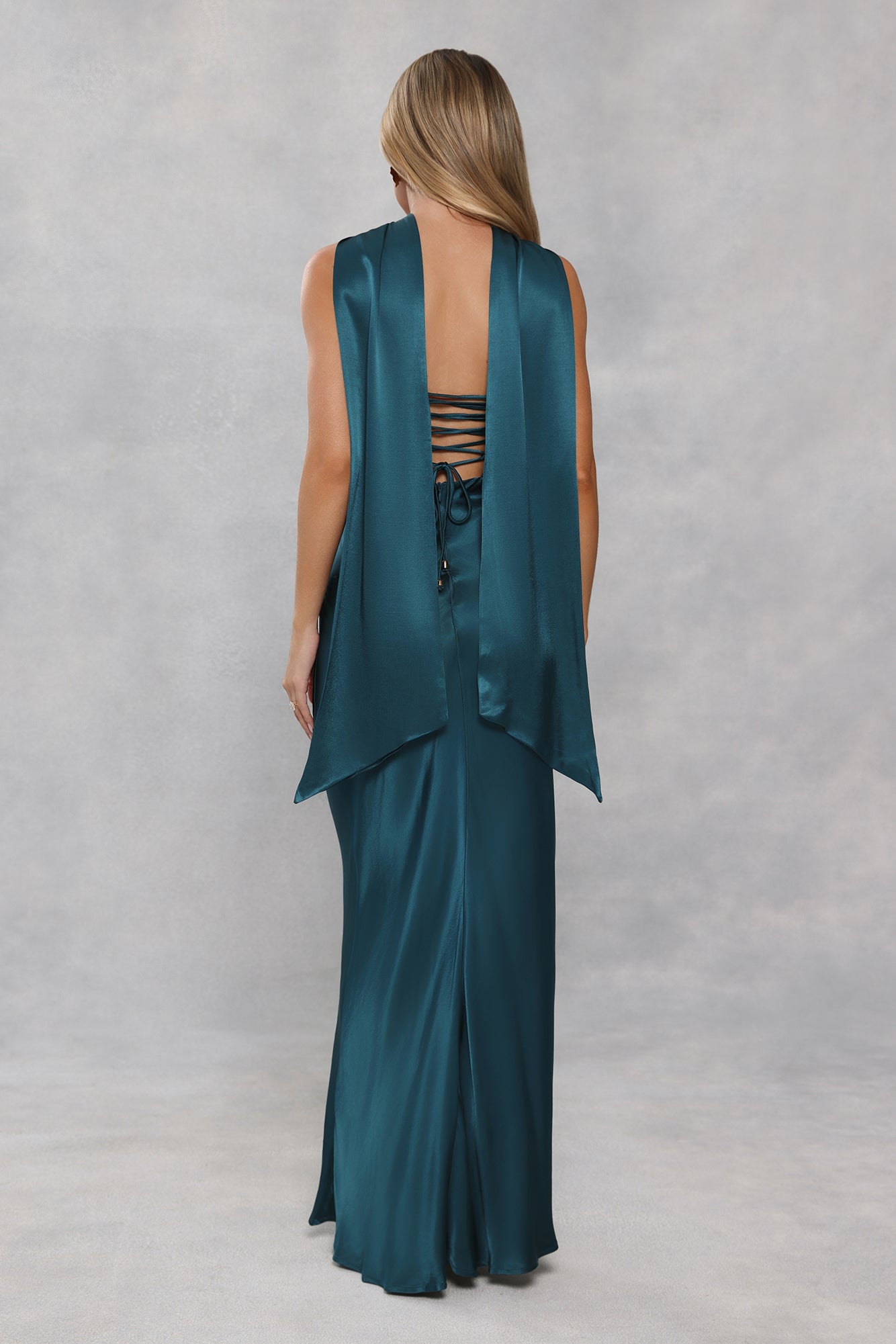 Satin Neck Scarf Teal
