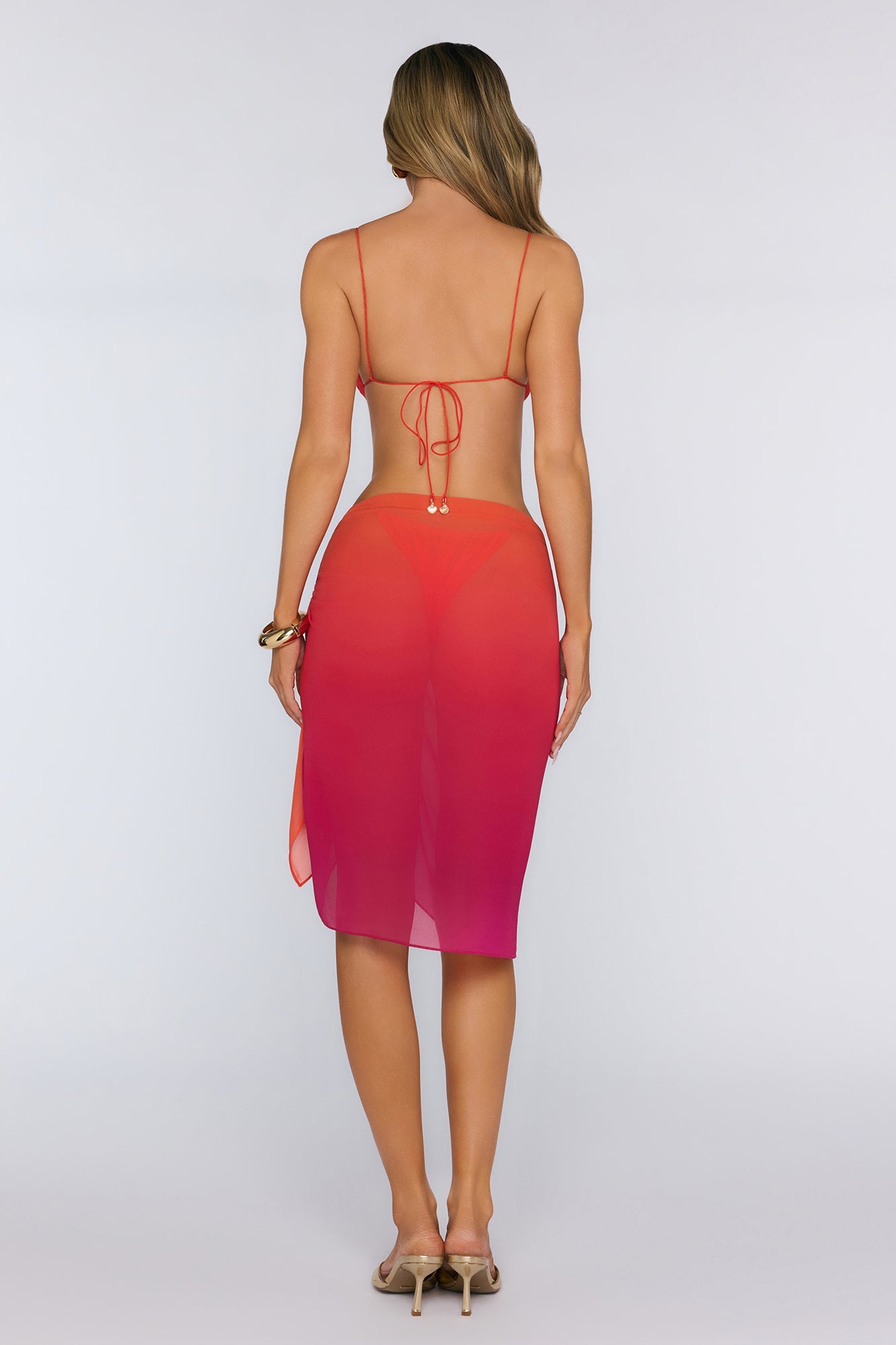 Capri Clam Bikini Top Chilli