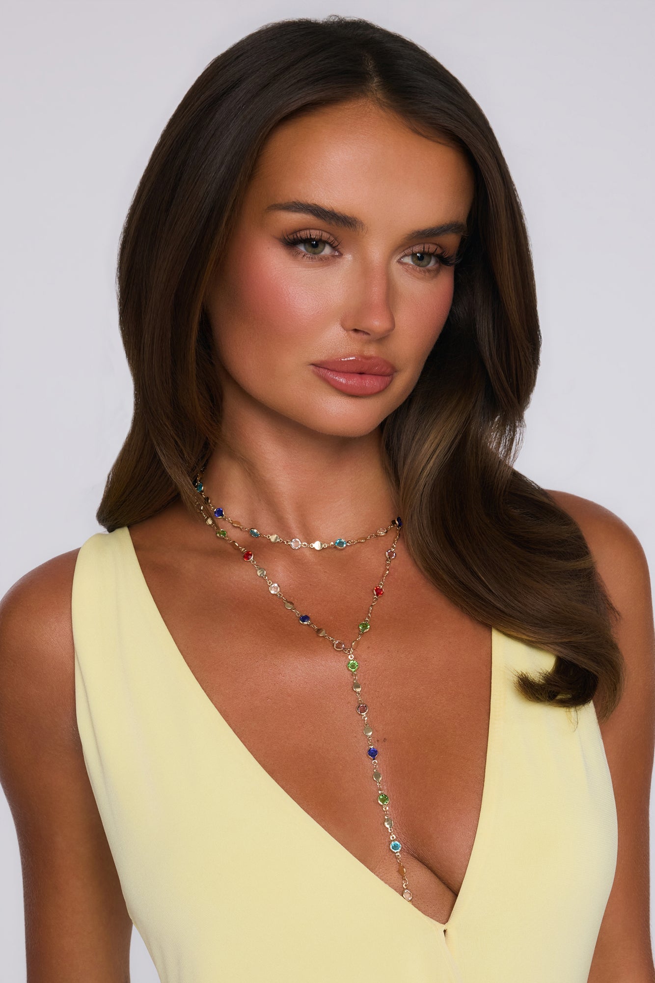 Colours Of Sunshine Necklace Multi Gold