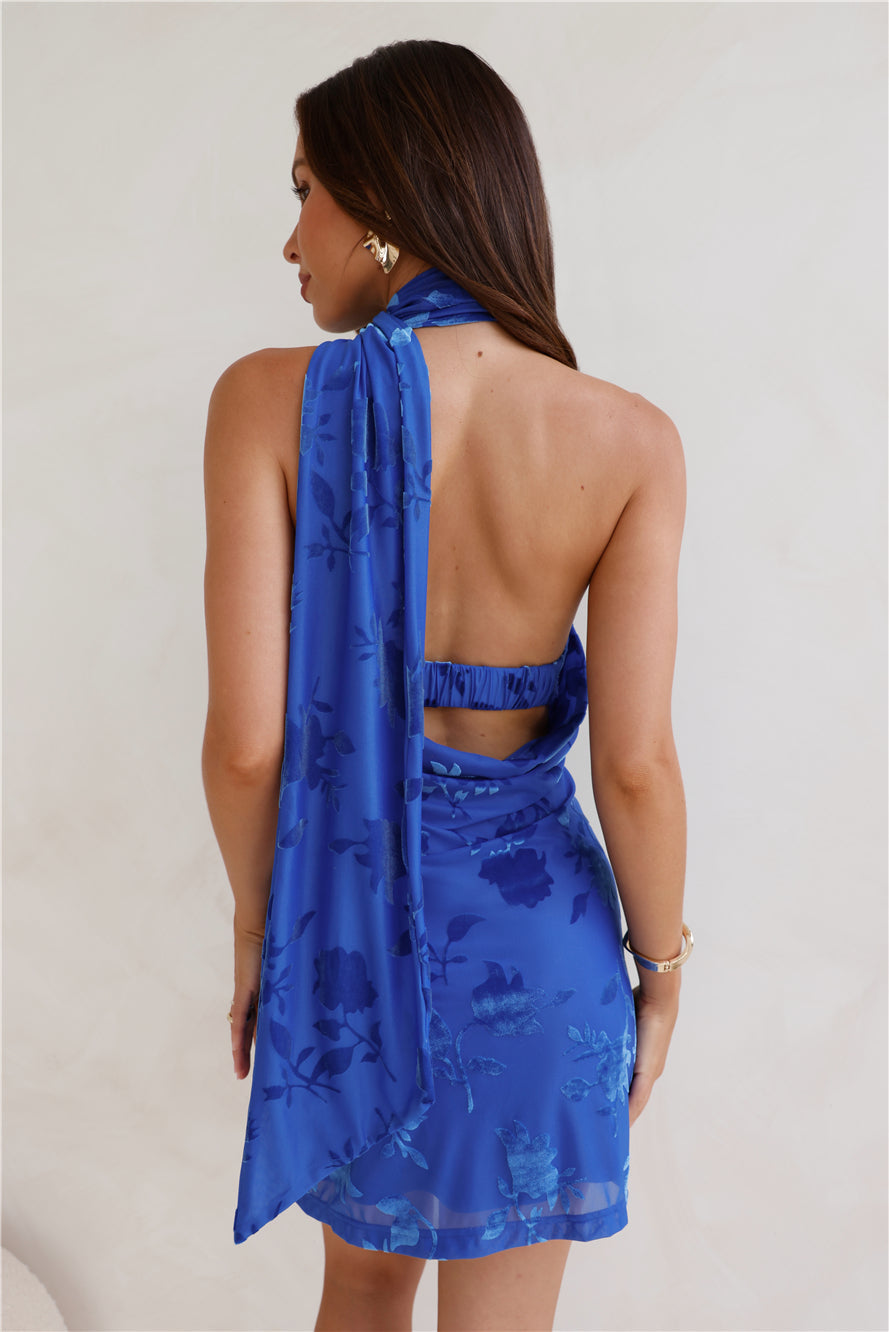 HELLO MOLLY Decadent Love Mini Dress Blue