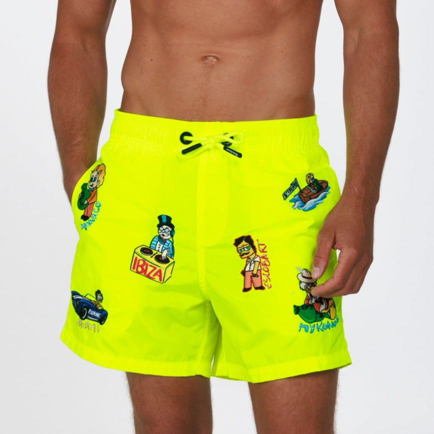 SALIN NEON YELLOW | Men's Swimwear WORLD AO