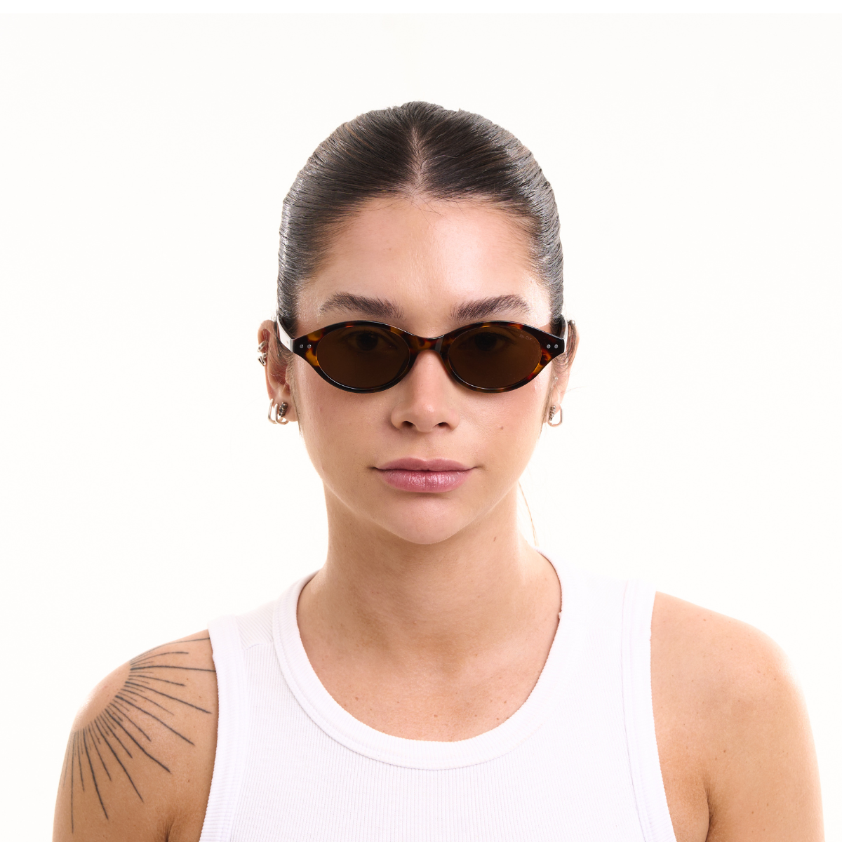 Olinda Sunglasses - Leopard | Brown