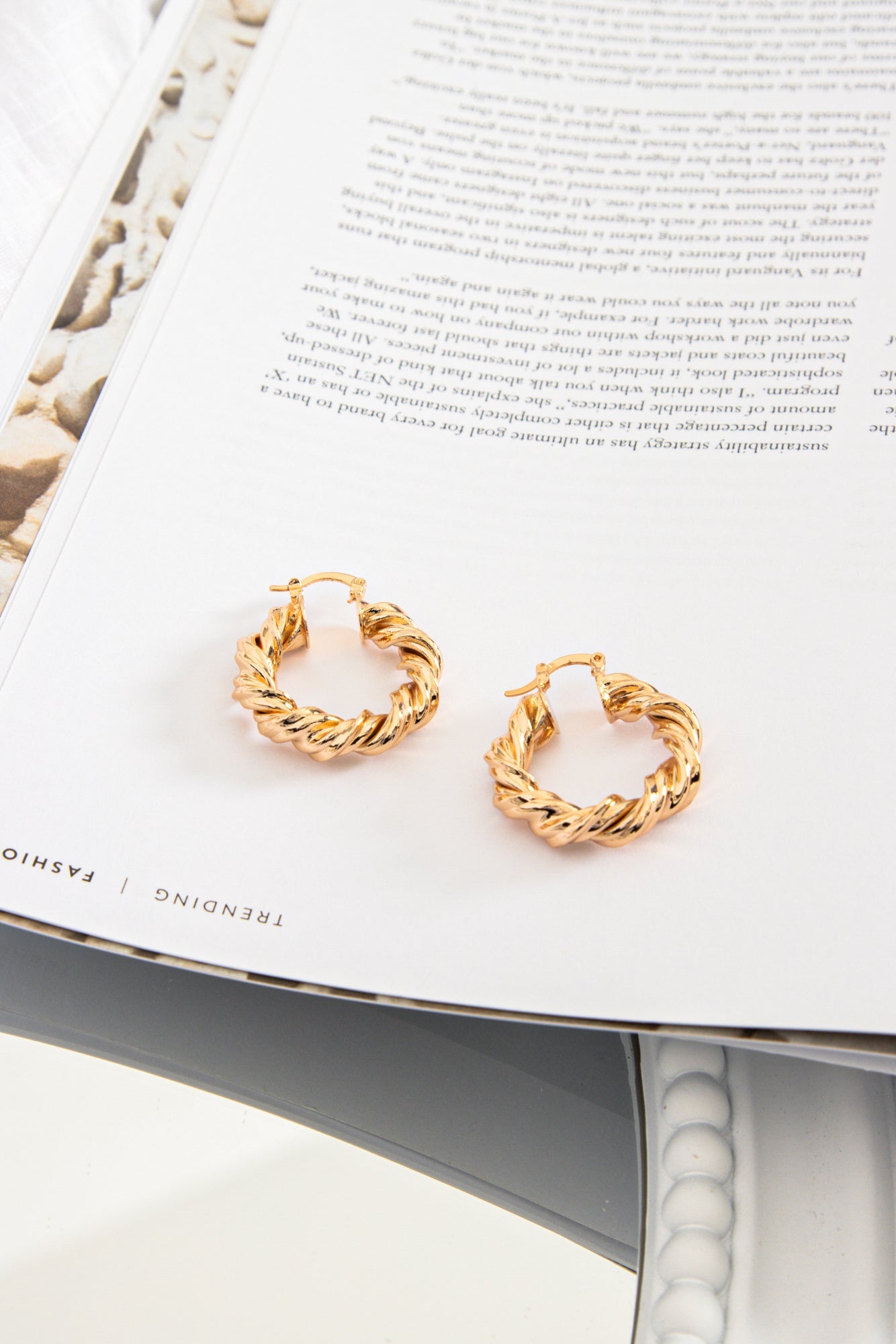 Royal Night Out Hoops Small Gold