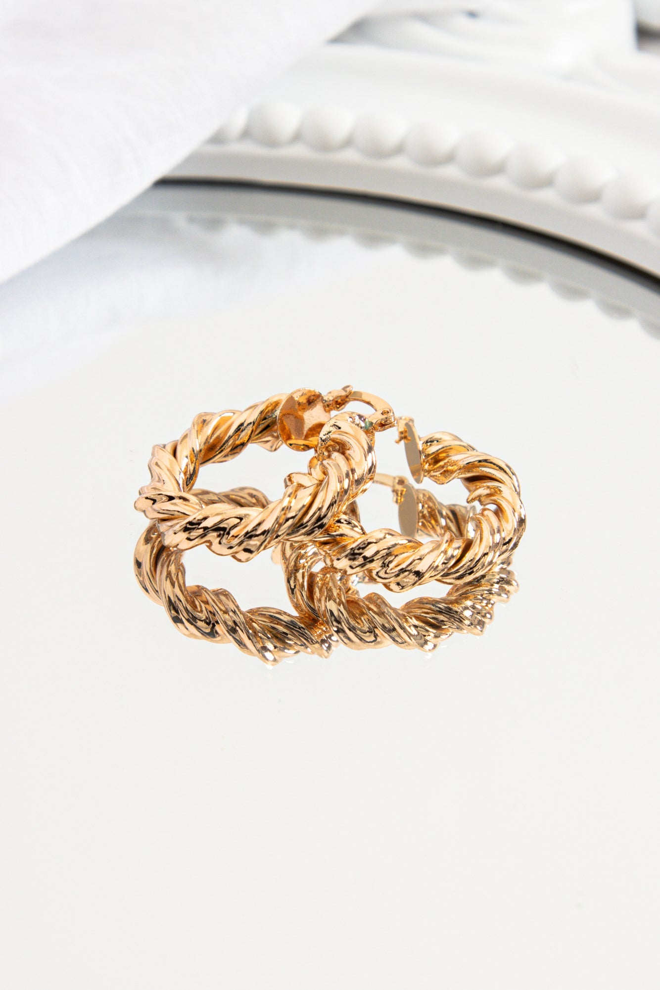 Royal Night Out Hoops Small Gold