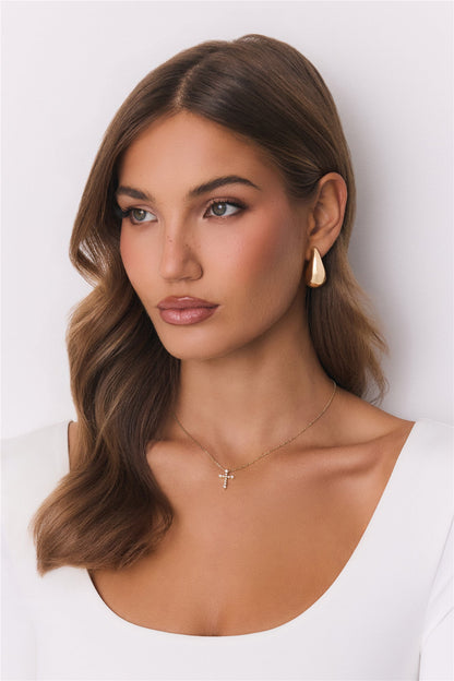 Higher Love Necklace Gold