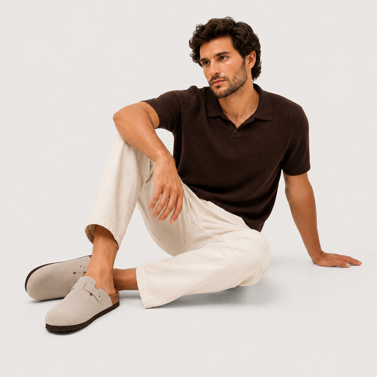 Men's Suede Cork Clogs | Legacy