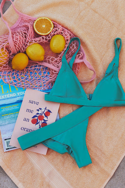 Bay Breeze Swim Top Green