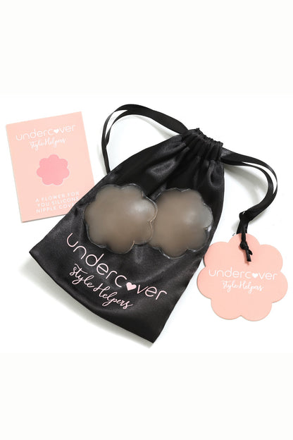 UNDERCOVER Style Helpers A Flower For You Nipple Covers Nude