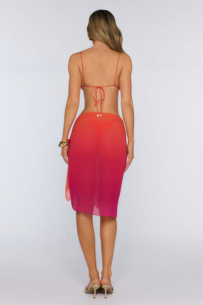 Capri Clam Bikini Top Chilli