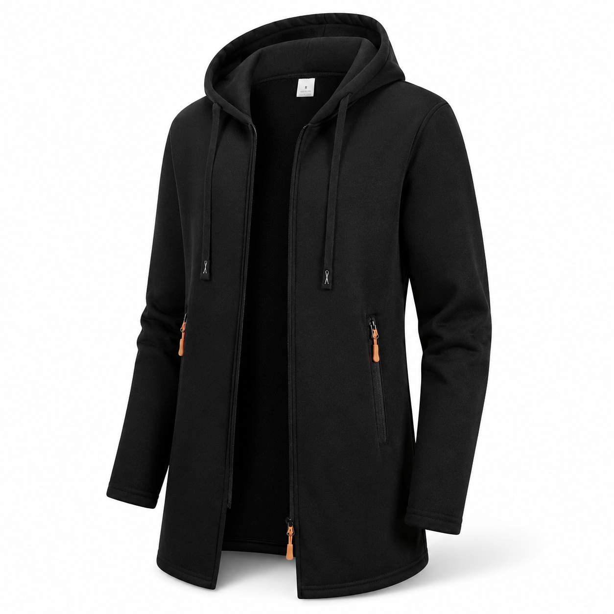 Men’s Hooded Longline Jacket – Fleece Winter Coat | Legacy