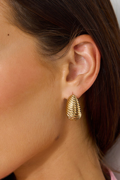 18k Gold Plated Amara Earrings Gold