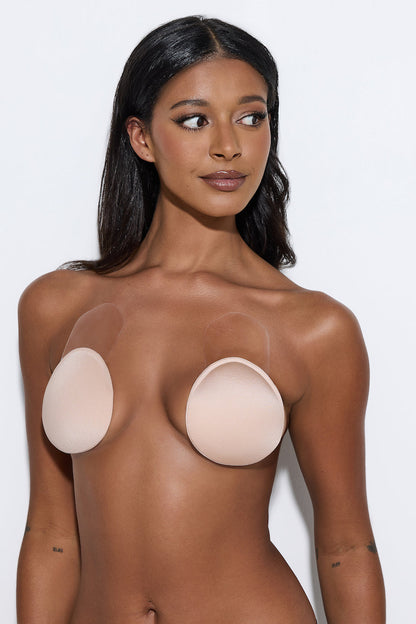 Lift Me Up Fabric Nipple Covers Nude