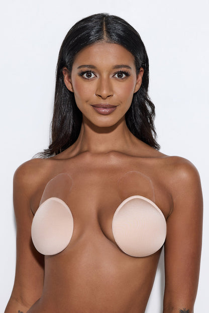 Lift Me Up Fabric Nipple Covers Nude
