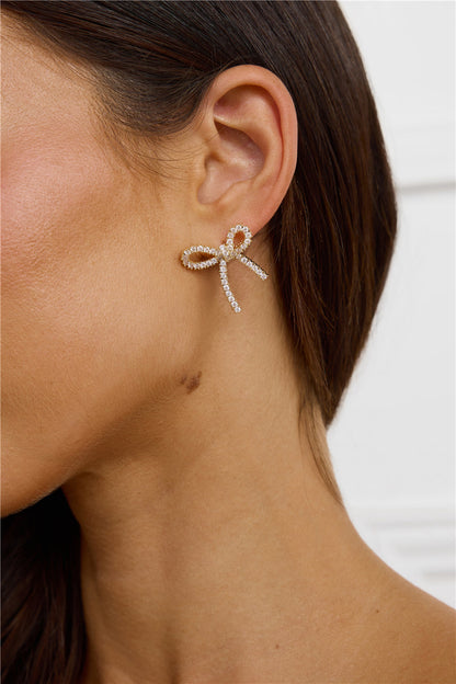 The Only Bow Earrings Gold
