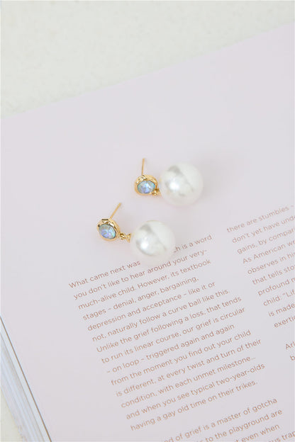 Ocean Water Earrings Gold