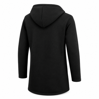 Men’s Hooded Longline Jacket – Fleece Winter Coat | Legacy
