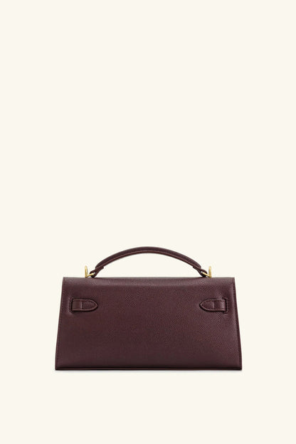 Noor Top Handle Bag Deep Burgundy