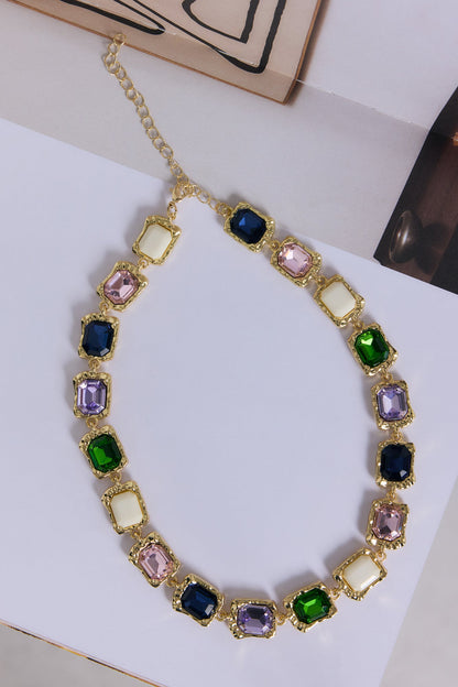 Pretty Glow Necklace Multi Gold