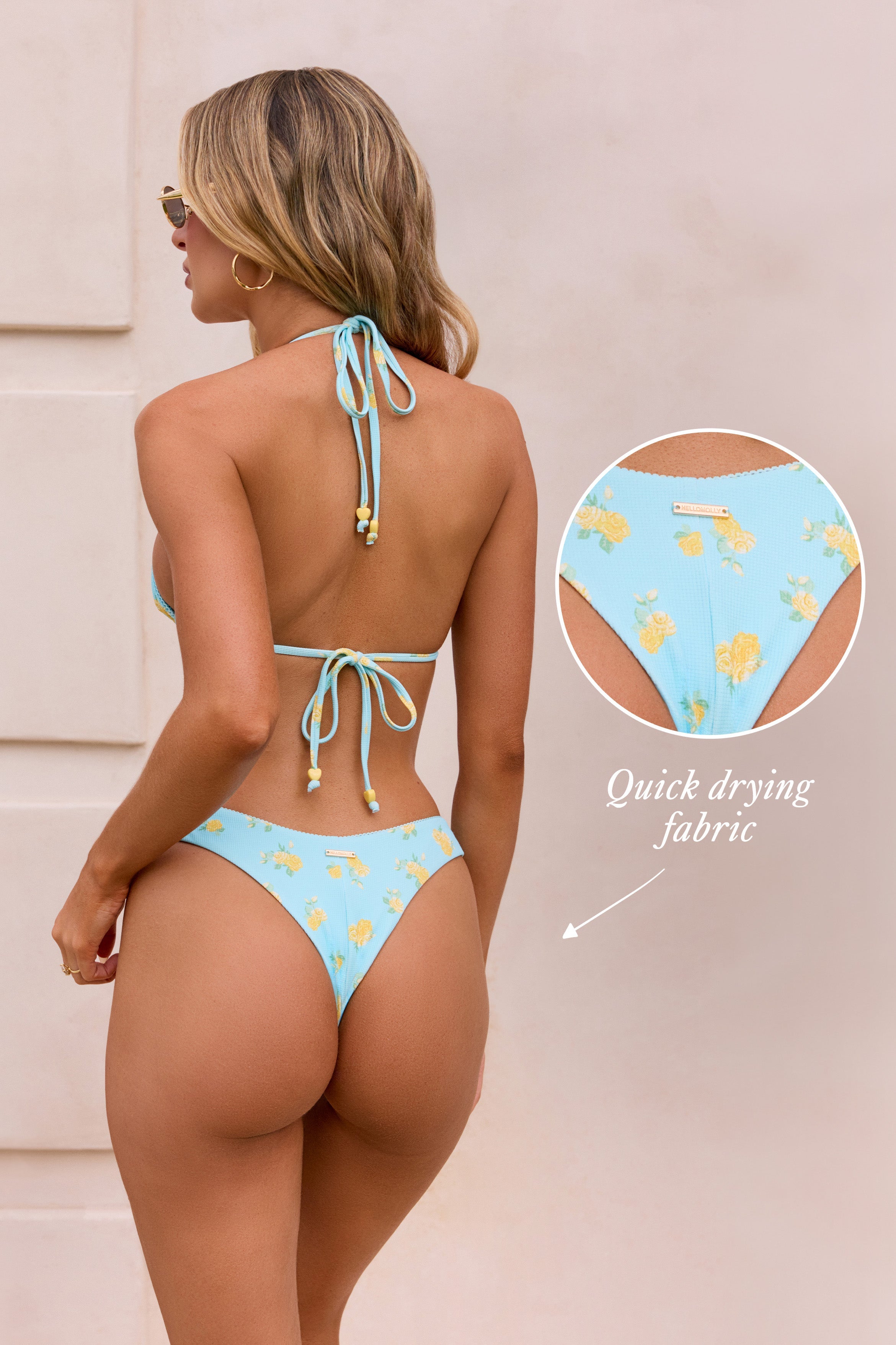 Wisteria Waves Cheeky Bikini Bottom Meadow Muse Print