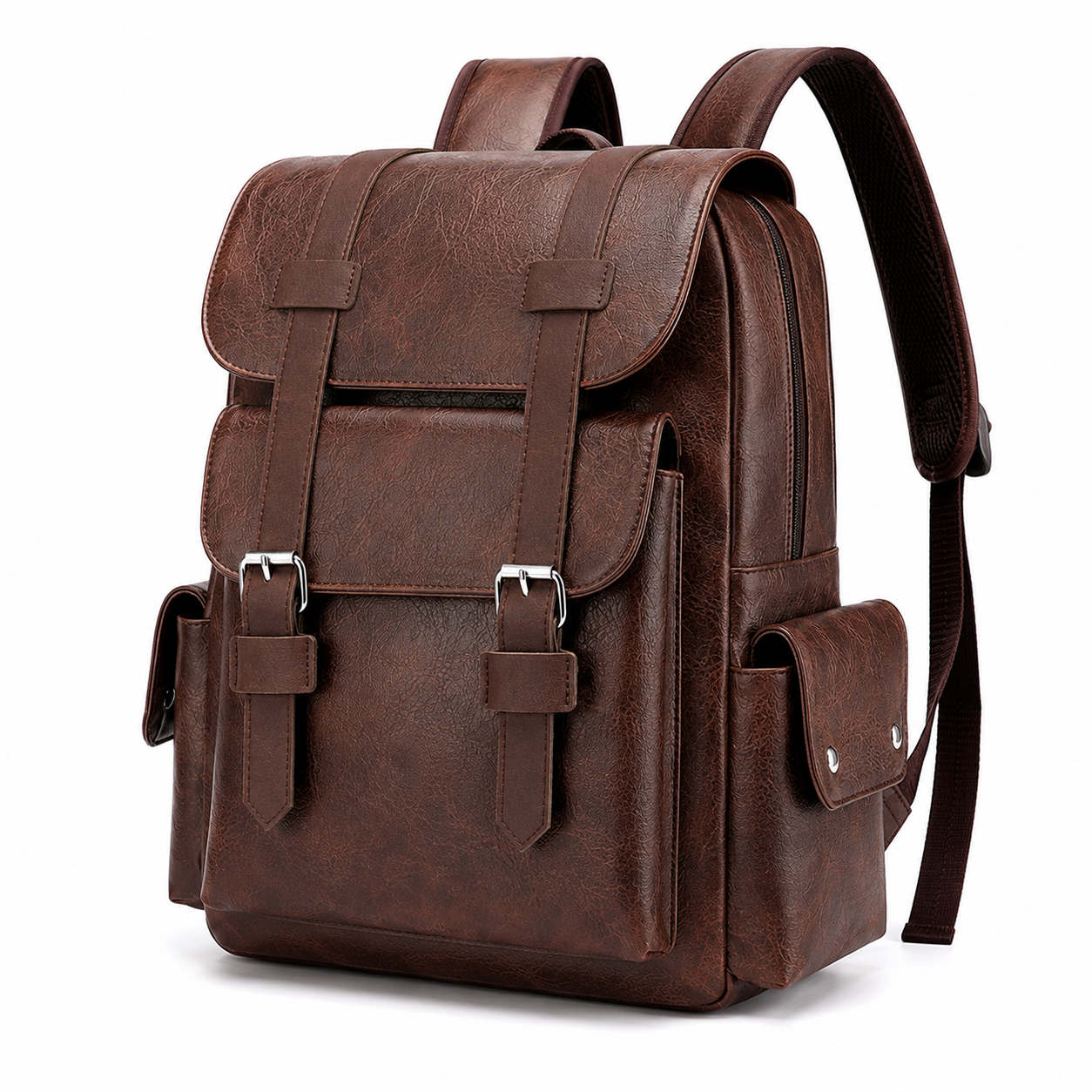 Leather Laptop Backpack for Men – 15.6" Business Travel Backpack | Legacy