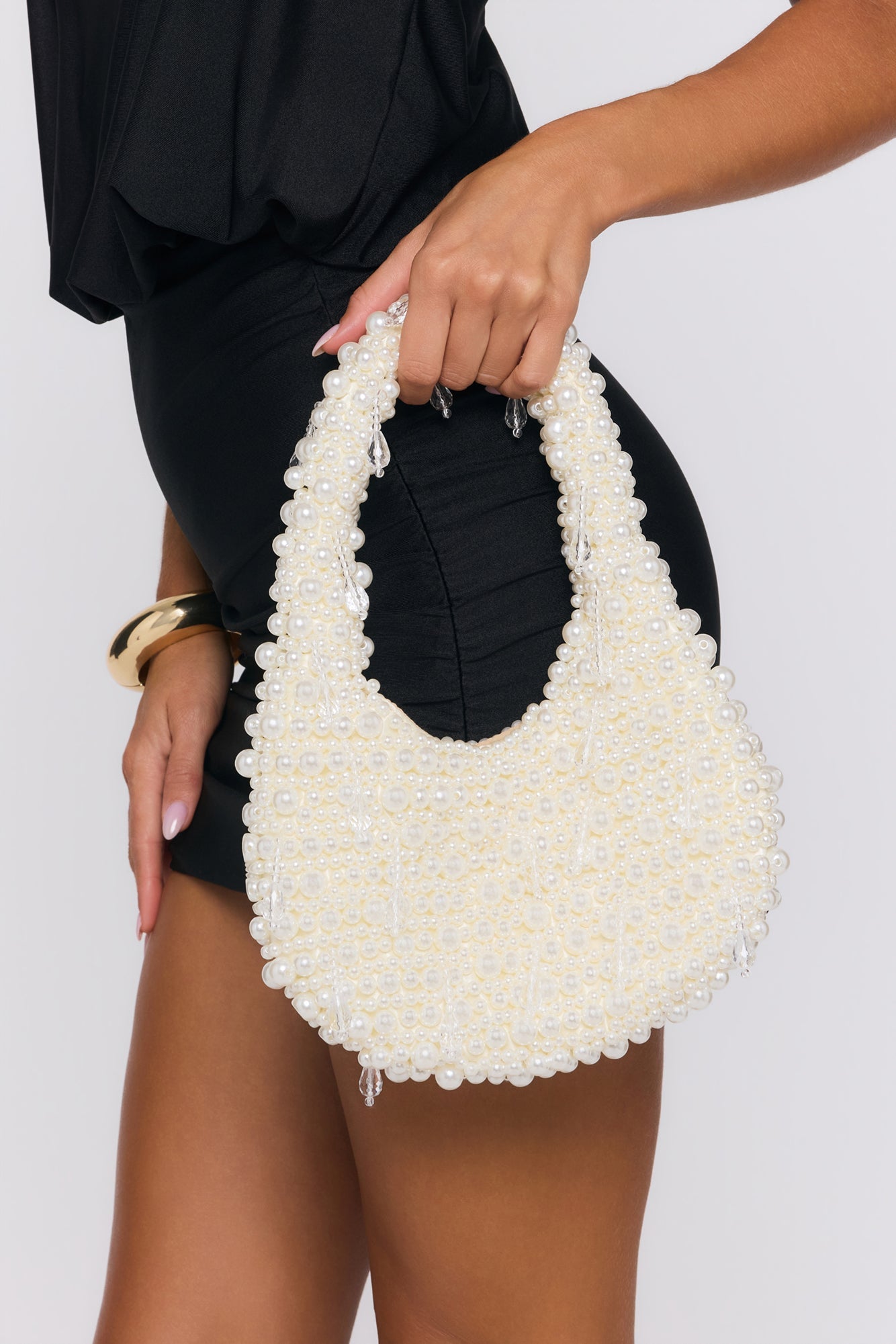 Pearl Shimmer Bag Pearl