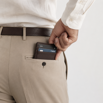 Men's Leather Money Clip Wallet | Legacy