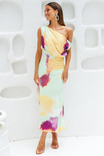 Talk To Me Midi Dress Multi