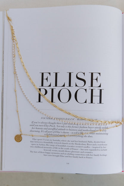Let it Brew Necklace Gold