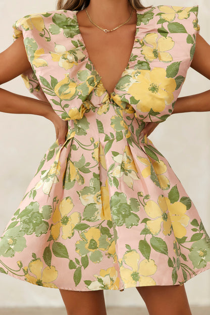 It's Giving Class Mini Dress Multi