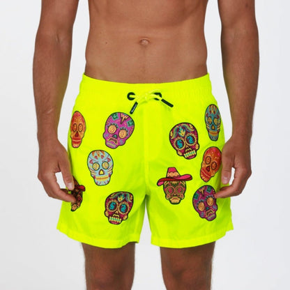 SALIN NEON YELLOW | Men's Swimwear SKULL AO