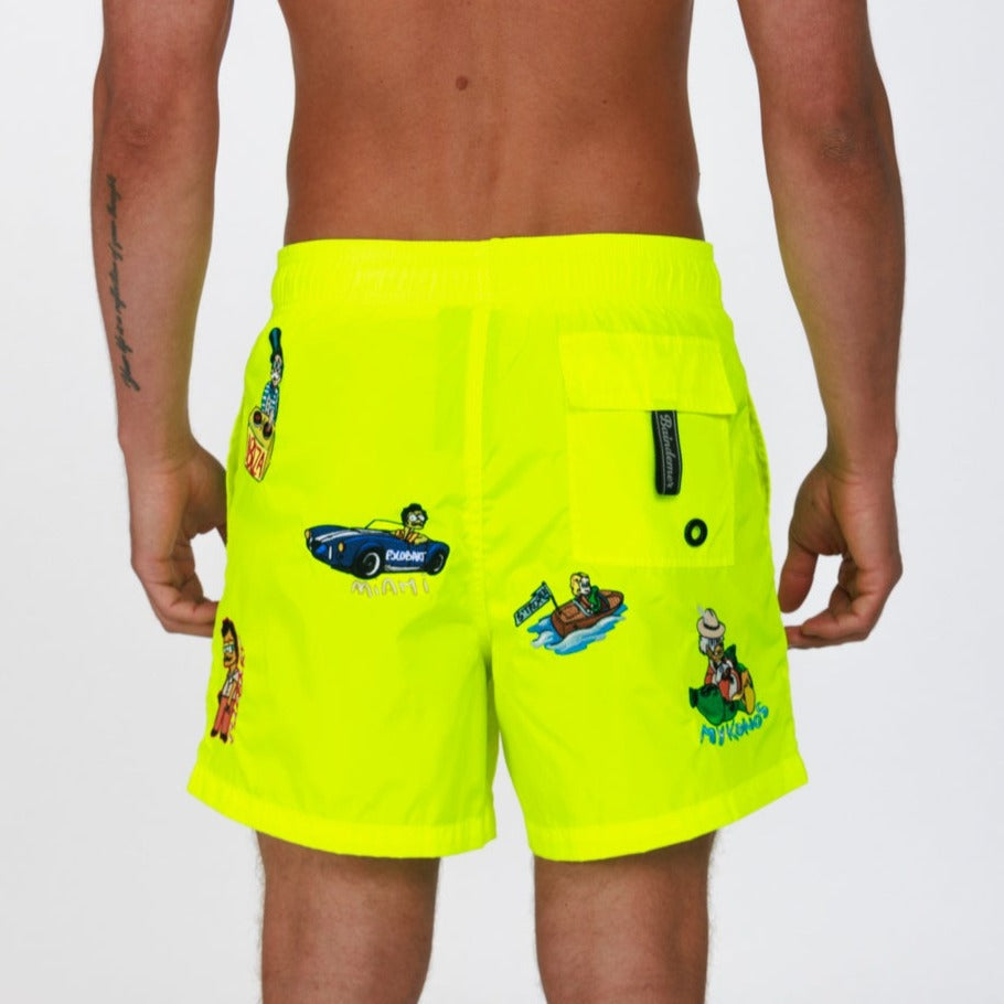 SALIN NEON YELLOW | Men's Swimwear WORLD AO