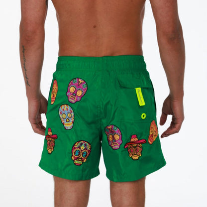 SALIN GREEN | Men's Swimwear SKULL AO