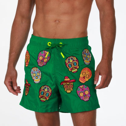SALIN GREEN | Men's Swimwear SKULL AO