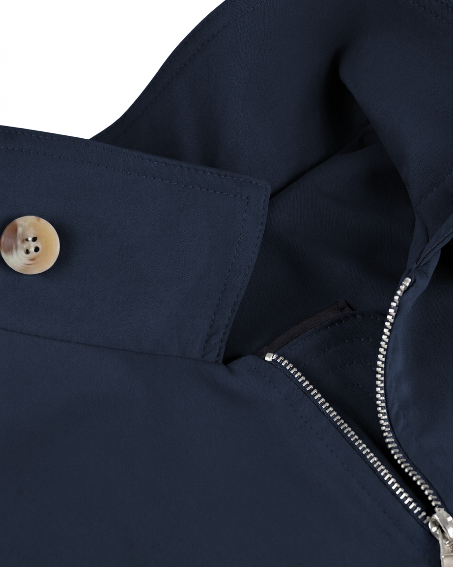 St. Moritz Harrington Jacket - Navy Blue