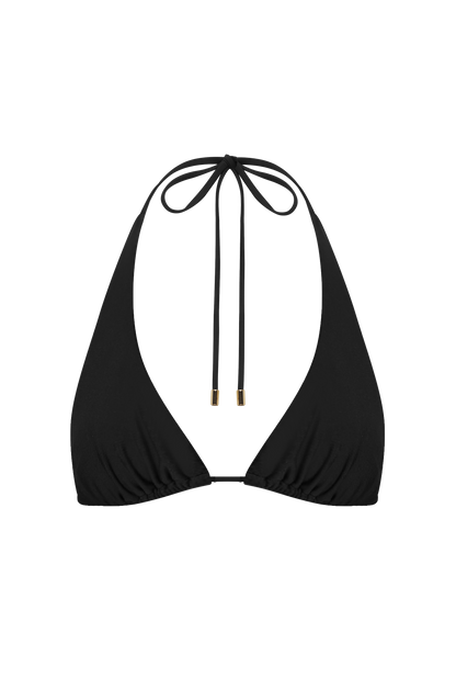 Pietra Triangle Bikini Top - Black