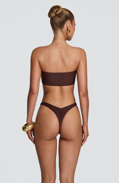 Nuala Bandeau - Plum Brown