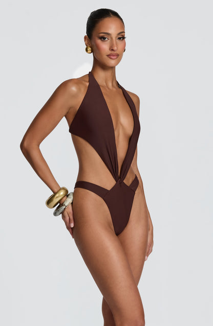 Stella Swimsuit - Plum Brown