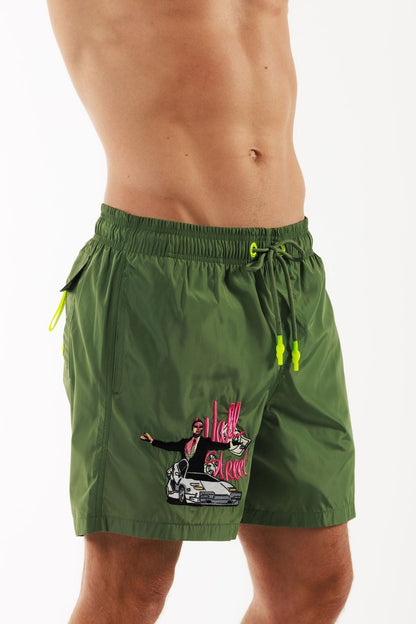 SALIN MILITARY GREEN | Mens Swimwear THE WALL STREET