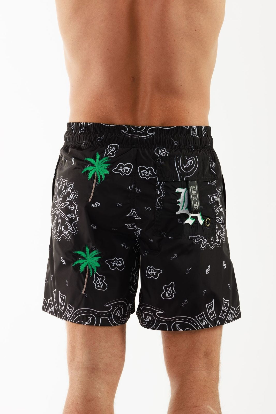 SALIN BLACK | Mens Swimwear LA GANG