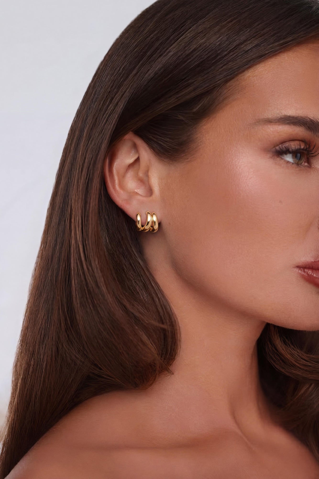 Talk About Me Earrings Gold