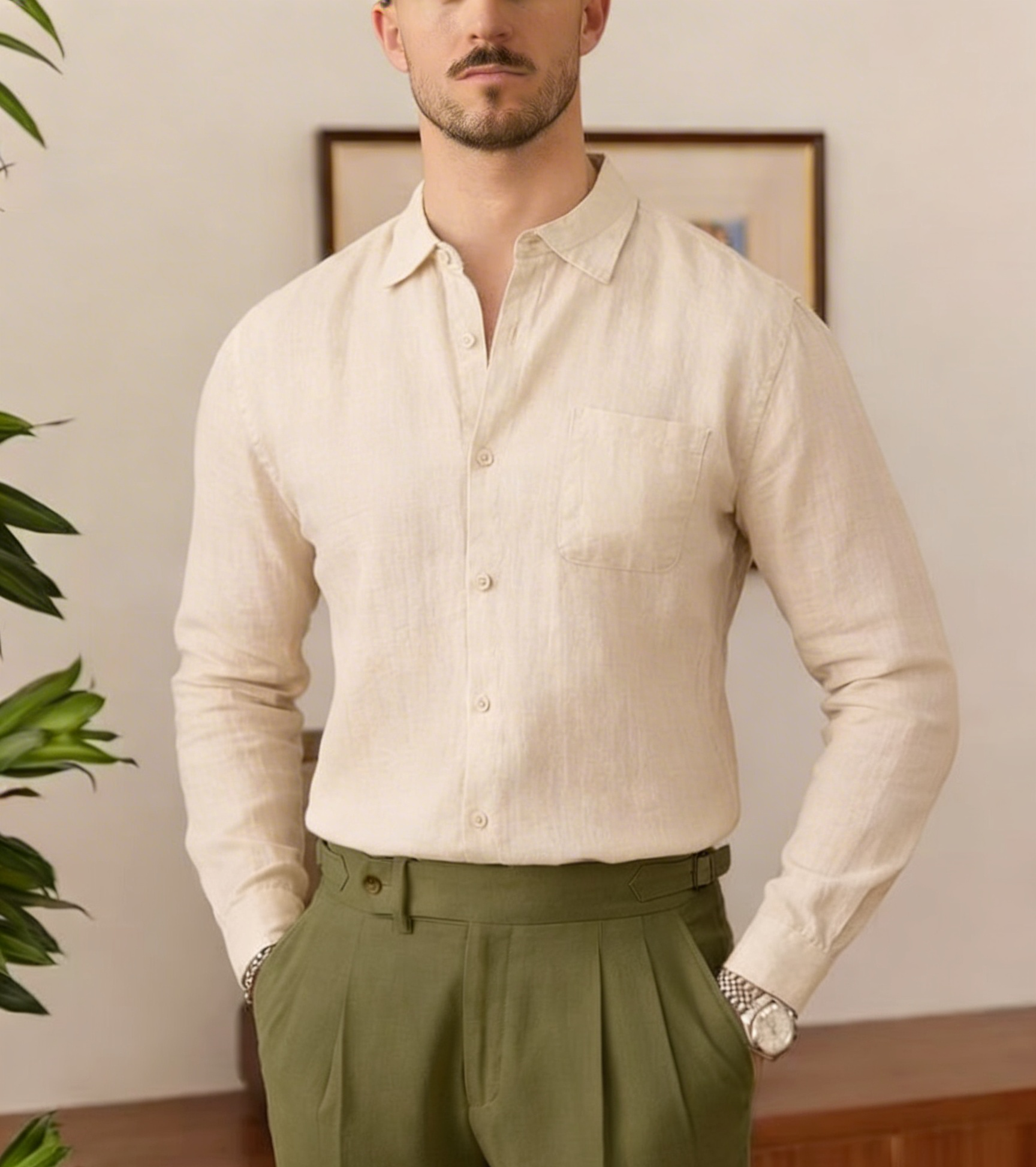 ALDO LINEN SHIRT