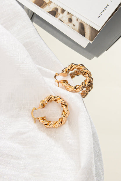 Royal Night Out Hoops Small Gold