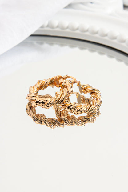 Royal Night Out Hoops Small Gold