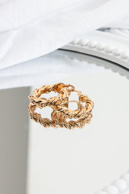 Royal Night Out Hoops Small Gold