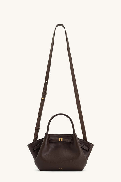 Hana Mini Tote Bag Dark Brown