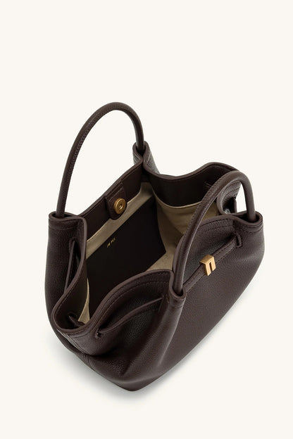 Hana Mini Tote Bag Dark Brown