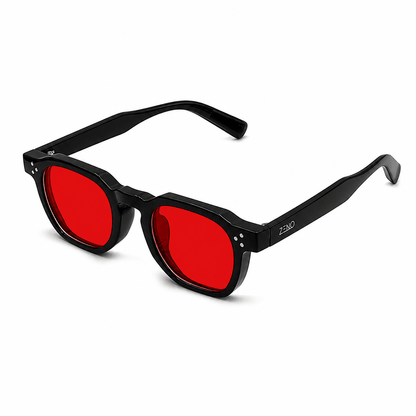 Charlez Black-Red Blue Light Blocking Glasses