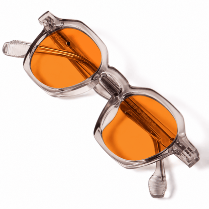 Darwin Blue Light Blocking Glasses – Transparent/Orange