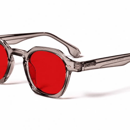 Darvin Blue Light Blocking Glasses – Transparent/Red (Biohacking)