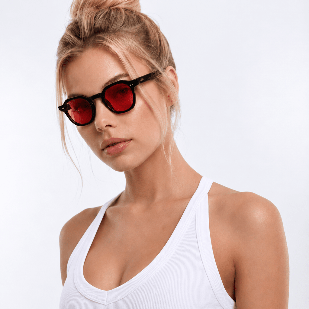 Darvin Black-Red Blue Light Blocking Glasses